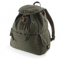 PLECAK PŁÓCIENNY VINTAGE CANVAS MILITARY GREEN