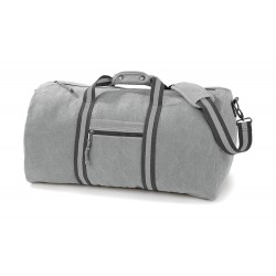 PŁÓCIENNA TORBA PODRÓŻNA VINTAGE  45L SZARA