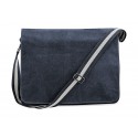 TORBA NA RAMIĘ VINTAGE CANVAS QUADRA QD610 GRANATOWA