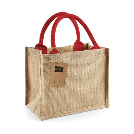 TORBA Z JUTY MINI WESTFORD MILL W412 26x22x14 NATURAL/RED