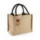 TORBA Z JUTY MINI WESTFORD MILL W412 26x22x14 NATURAL/FOREST GREEN