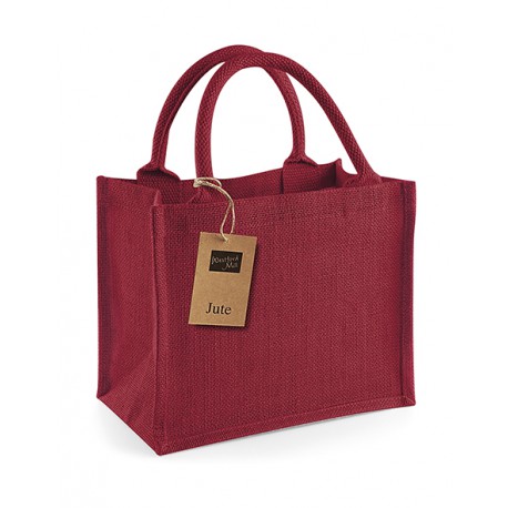 TORBA Z JUTY MINI WESTFORD MILL W412 26x22x14 CZERWONA